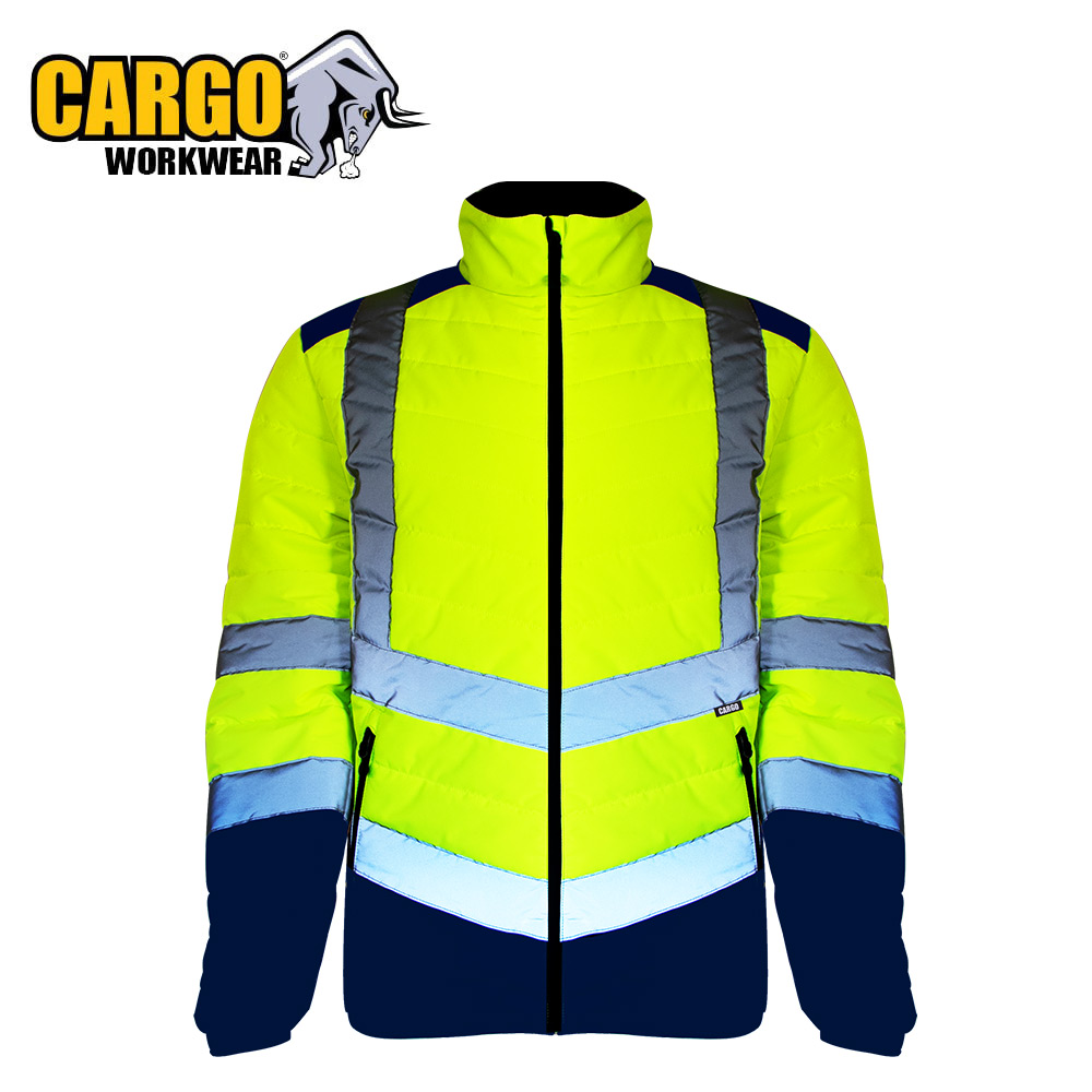 Cargo Hi-Vis Puffer Two Tone Jacket