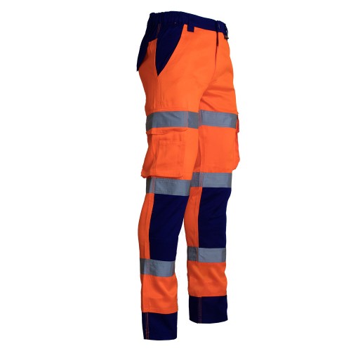 Refuse Trousers Hi Vis 2 Tone Reflective Tape