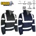 Cargo Security Bomber Rainproof Padded Hi Vis-Tape Jacket