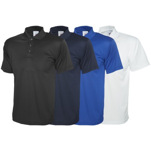 UC121 Unisex Metal Stud Polo Shirt