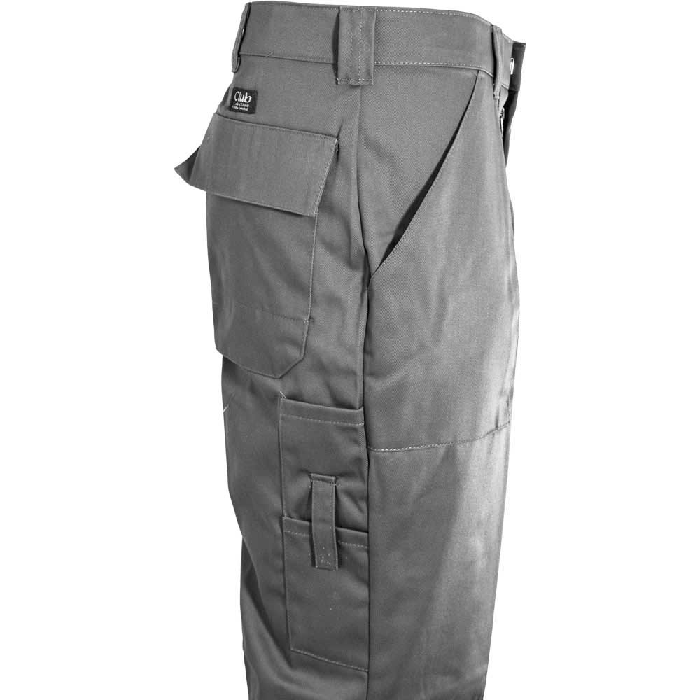 Cargo Trousers Black Polyester 240gsm