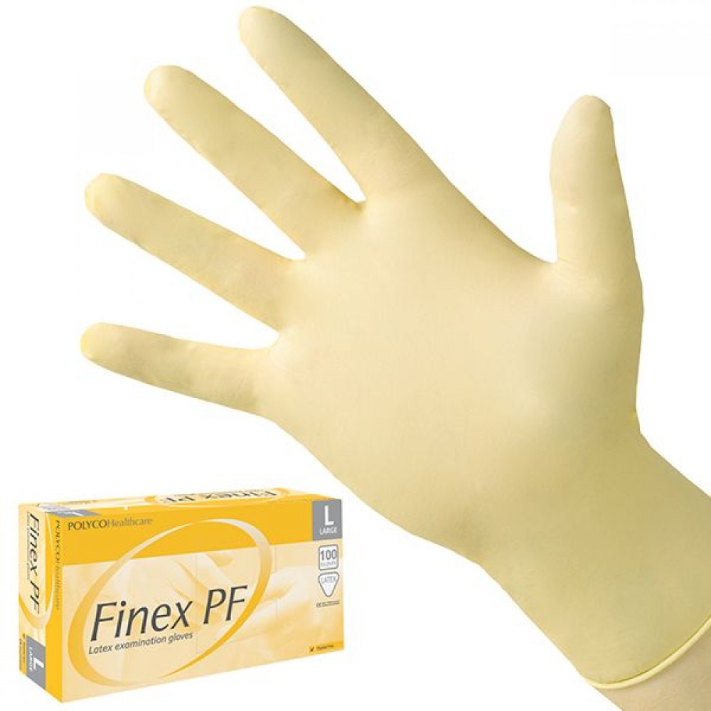 finex pf latex gloves